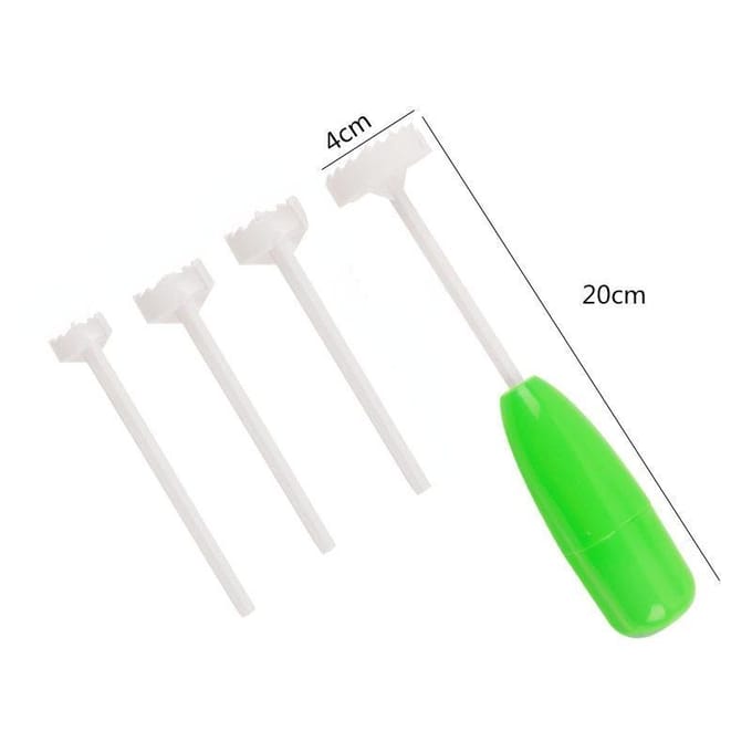 Coupe-légumes en spirale, outils de cuisine, dispositif d'excavation farci pour légumes et fruits, outils de carottier, spiraliseur vert