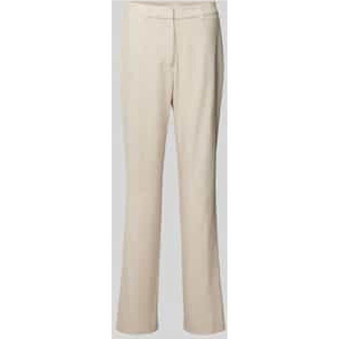 Tapered fit stoffen broek met structuurmotief