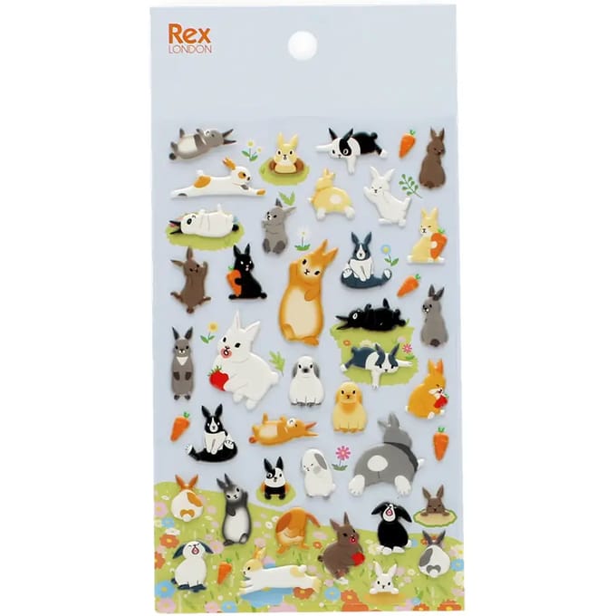 3D-stickers Rex London Kawaii Bunny