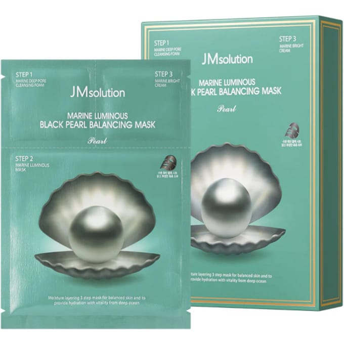 JMsolution -Marine Luminous Black Pearl Balancing Mask - 10stukken