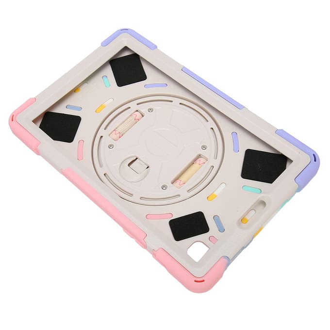 Tablet Hoes Valbescherming Heavy Duty Hoes met Handriem Standaard Schouderriem voor Galaxy A7 zwart