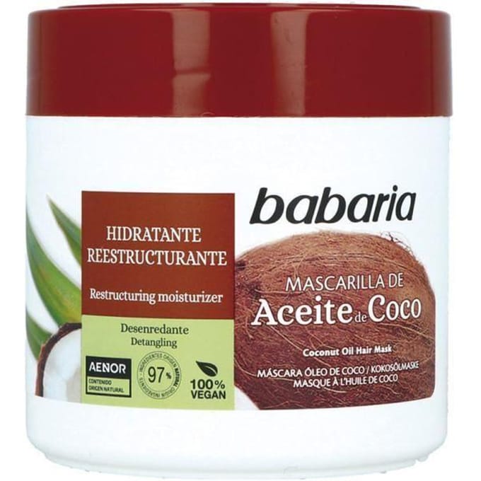 Haarmasker Babaria Hydraterend Kokosolie 400 ml