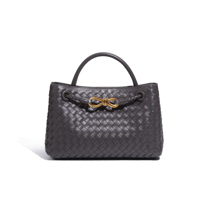 Handgeweven Tas, Retro Casual Schoudertas, Handtas met grote capaciteit gray