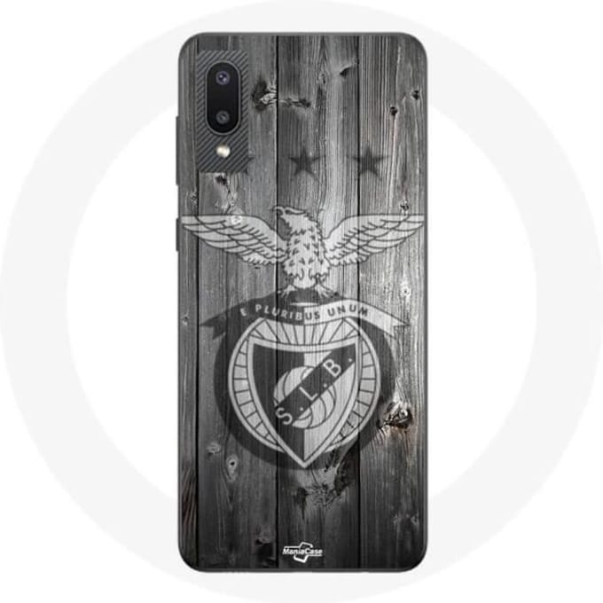 Coque - Maniacase - Samsung Galaxy A02 - Souple - Protection - Motif Benfica noir