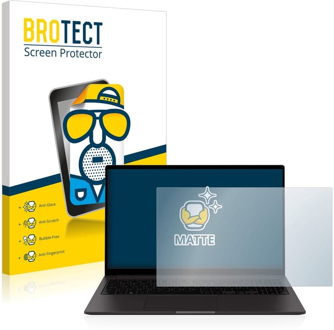 BROTECT - Screenprotector voor Samsung Galaxy Book2 15.6" - Folie Beschermfolie matte