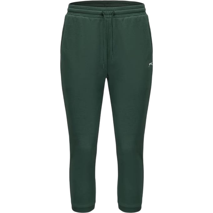 Slazenger Dames Interlock Logo Trainingsbroek (Bosgroen)