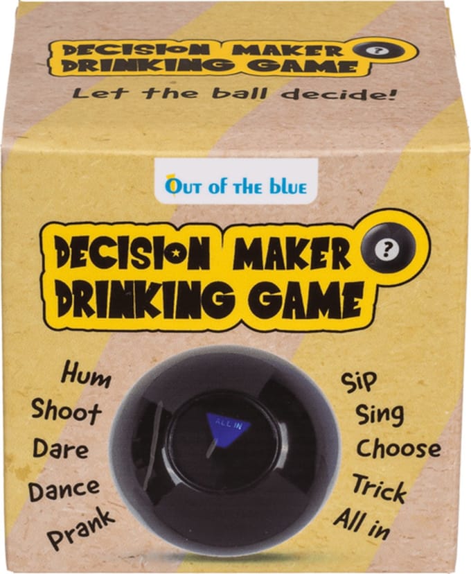 Magic 8-Ball Drankspel - Feestspel Volwassenen - Compact & Interactief