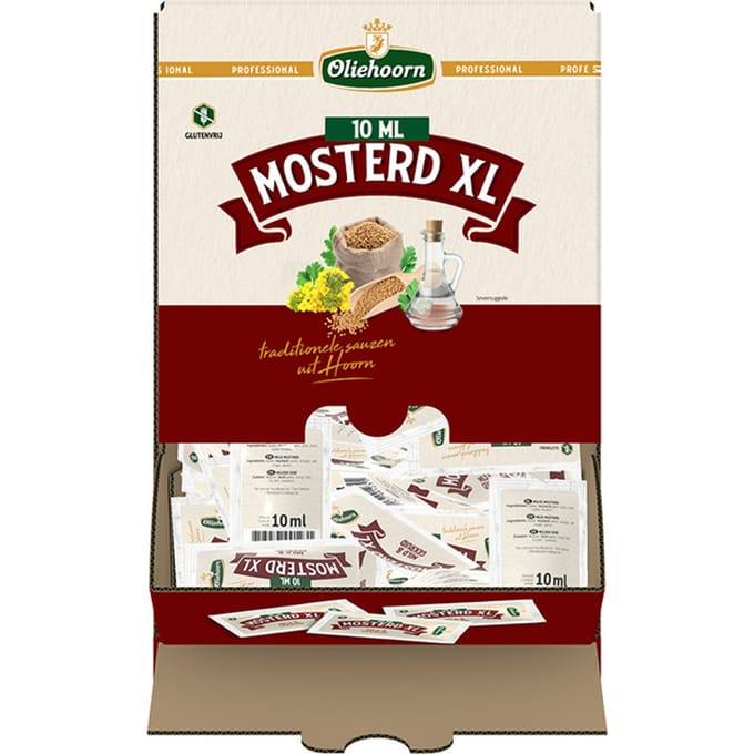 Oliehoorn | Mosterd XL | 300 x 10 ml sachets