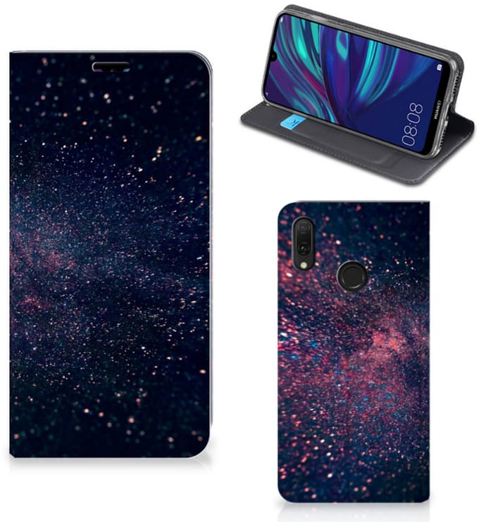Huawei Y7 hoesje Y7 Pro (2019) Stand Case Stars