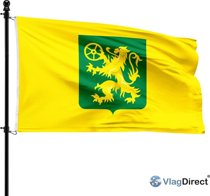 Gemeente Le Rœulx vlag - 90 x 150 cm.