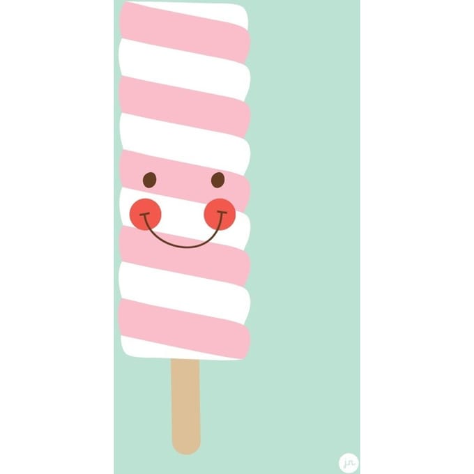 Petit Monkey poster twister softgreen 50 x 70 cm