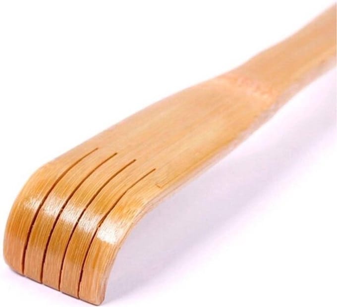 Doodadeals® Bamboe Rugkrabber - Rugkrabber Hout - Massage Roller - Rugmassage - 45 cm