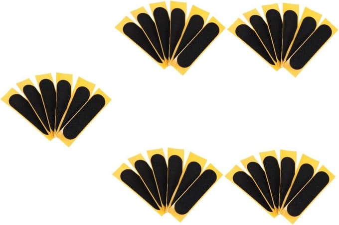 Griptape Sets - Foam Stickers - Mini Skateboard Control - Non-Adhesive Foam - 10x2.8CM - Zwart