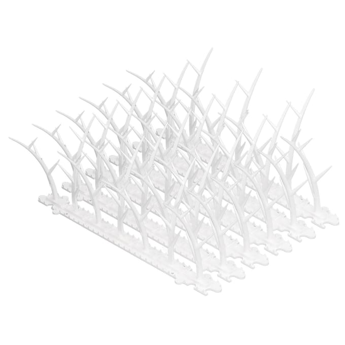 30cm Vogelafschrikpinnen Plastic Vogelafweerpinnen voor Hek Dak Brievenbus Raam white
