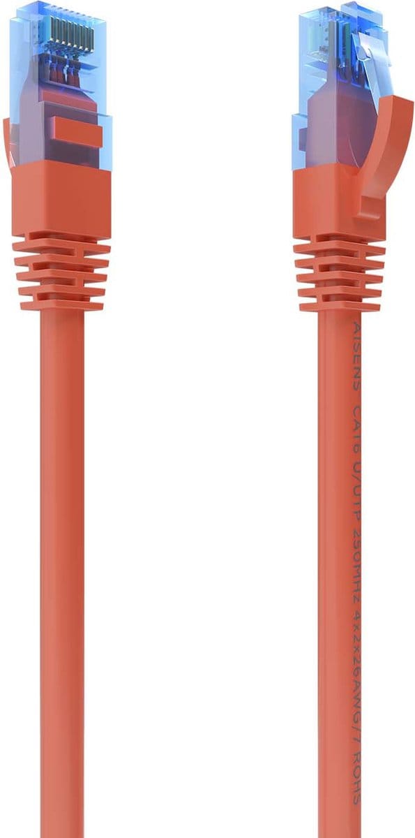 AISENS A135-0791 netwerkkabel Rood 2 m Cat6 U/UTP (UTP)