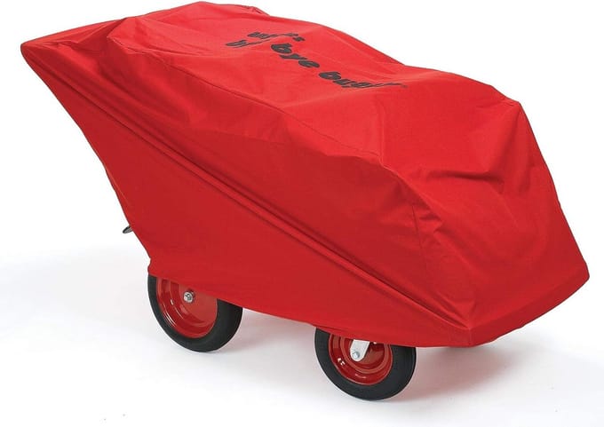 Kinderbuggy - Buggy voor kinderen - Vervoer voor kinderen - Waterbestendig polyester - 30 x 30 x 13 cm - Rood