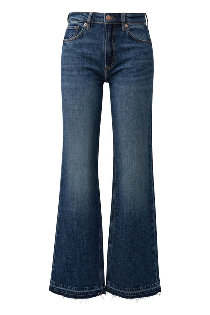 s.Oliver -qs Jeans Blue-denim Größe: W42L32 | Straight Jeans Outlet | Damen | Blau