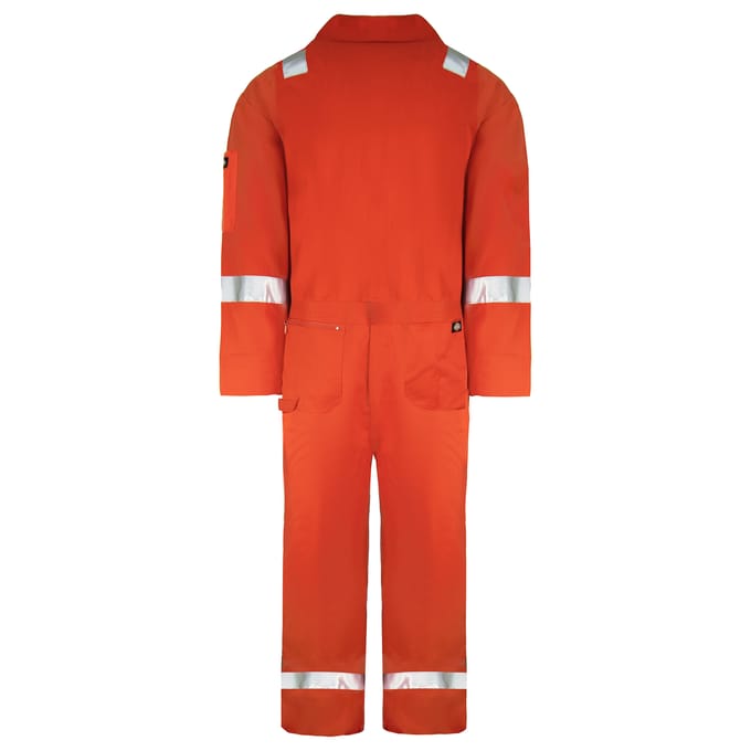 Dickies Hi-Vis lichtgewicht oranje overall voor heren