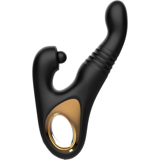 Rimba - Sensual nights SN08 - Stotende Vibrator met Tapping Functie - Zwart