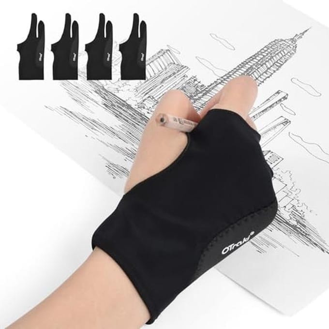 4-pack Artist Glove - Digitale Tekening Handschoenen voor iPad en Tablets