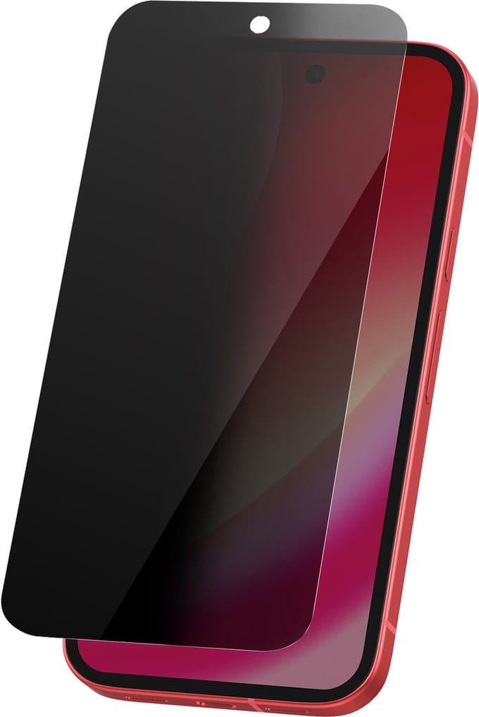 Forcell, Hybride Schermprotector Anti-Spion voor Smartphone Nano 7H, Transparant zwart