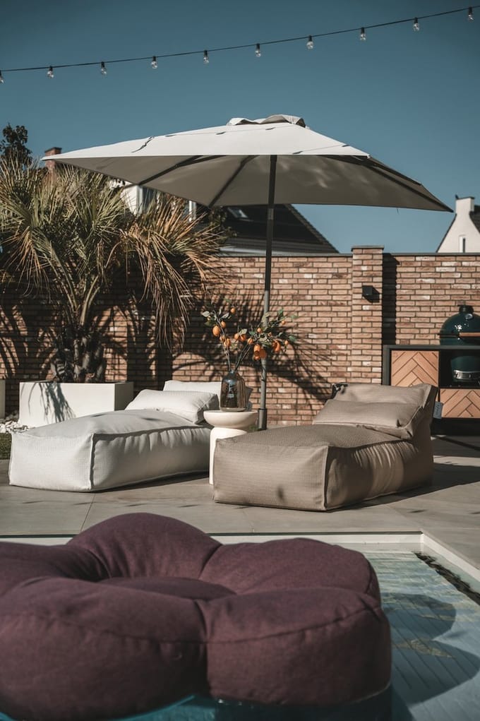 Zaque Vieve Flower - Luxe drijvende zitzak