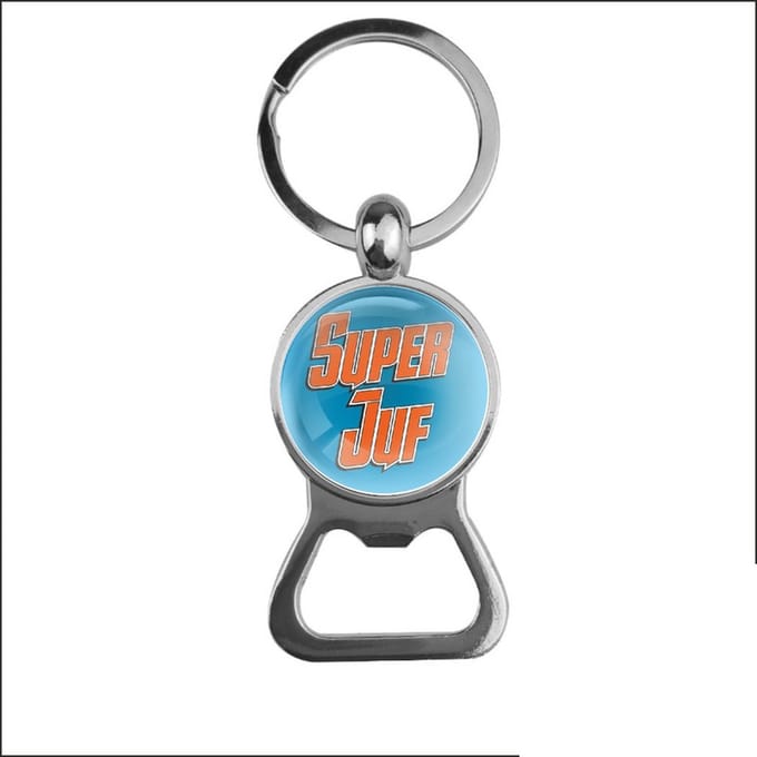 Bieropener Glas - Super Juf