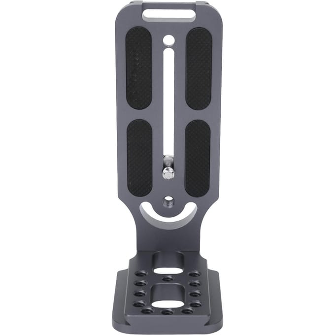 Universele Aluminiumlegering Verticale L-vormige Snelontgrendelingsplaat voor SLR Camera Hydraulisch grijze kleur