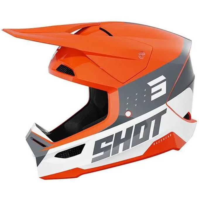 Volle motorhelm Shot Race Gear Furious League