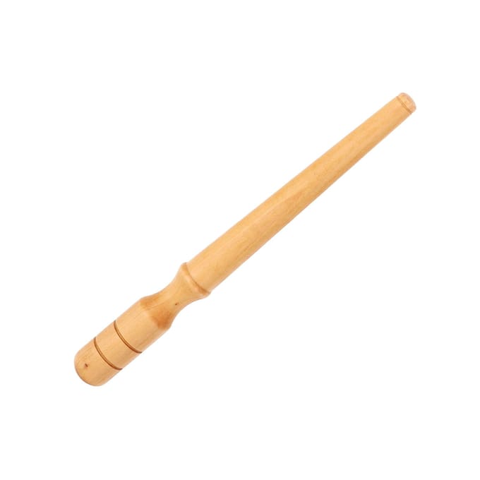 Handmatige Wolwinder 3cm Dikke Houten Windstok Draagbaar Handmatig Mengen Breien Afwerkingstool beige