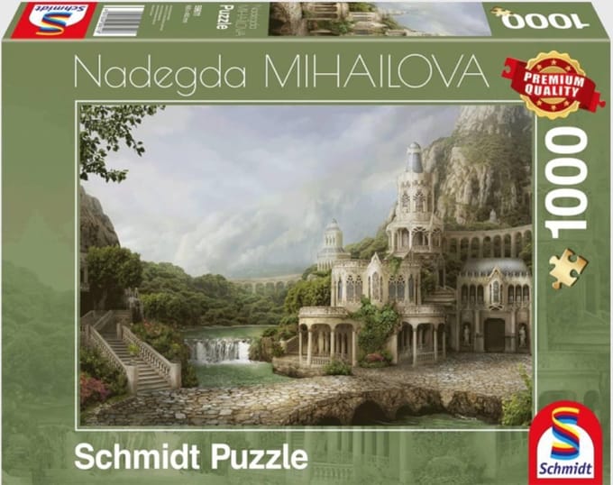 Nadegda Mihailova - Paleis in de bergen, 1000 stukjes Puzzel