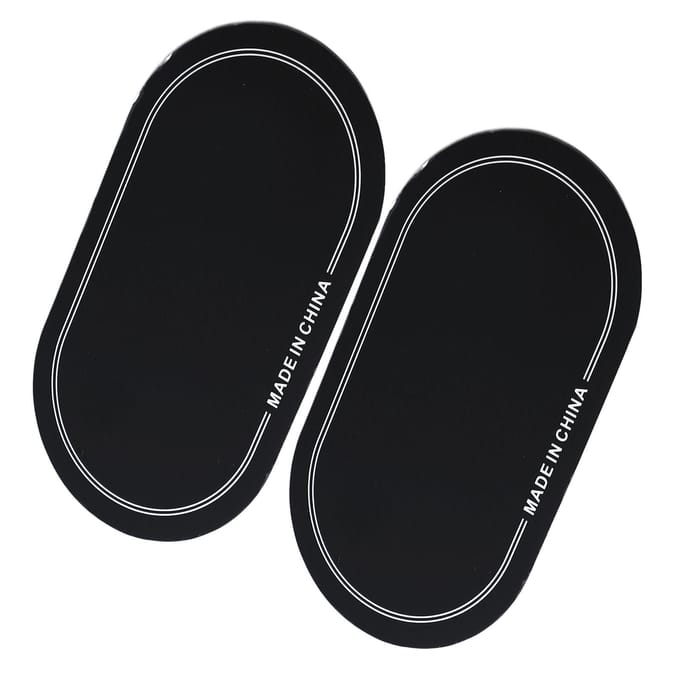 2 STKS Drumvel Patch PET Slijtvast Drumvel Patch Beschermer voor Oefening Optreden Dubbel black