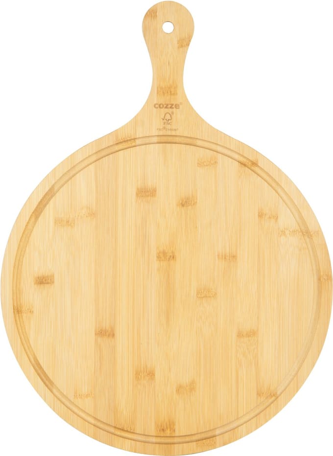 cozze ® pizza cutting board with handle Ø350x20 mm