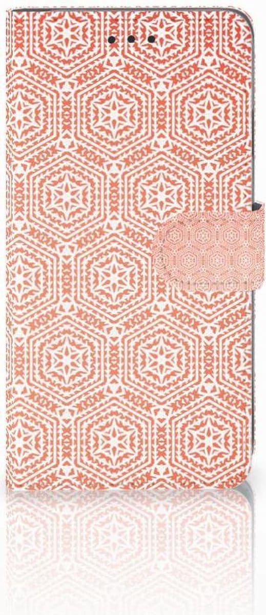 Apple iPhone Xs Max Telefoon Hoesje Pattern Orange