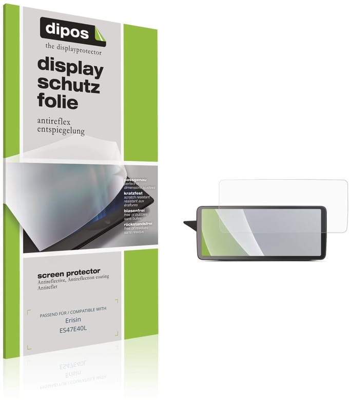 dipos – 2x Matte Beschermfolie geschikt voor Erisin ES47E40L | Krasbestendige & antireflecterende Screenprotector Ultra-Thin