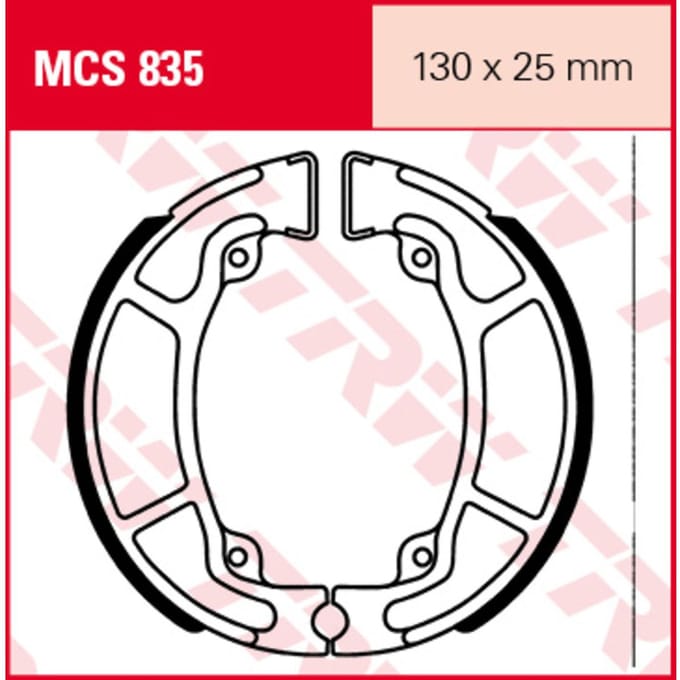 Remschoenset TRW MCS835