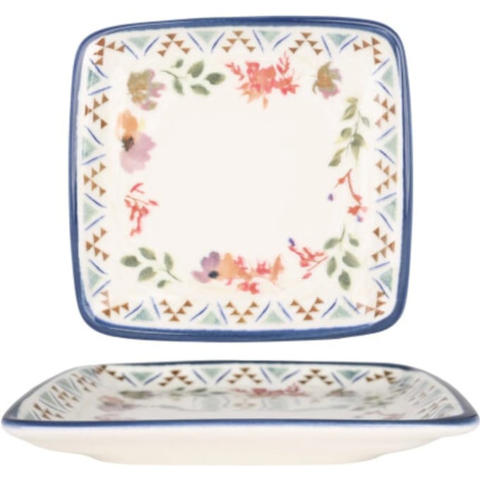 Bonna Serveerschaal - Spring - Porselein - 15x14 cm - set van 2