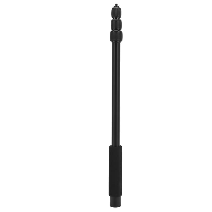 Microfoon Boom Arm Draagbaar Zacht Foam Handvat Eenvoudige Bediening Aluminiumlegering Hoge Duurzaamheid Microfoonverlenging 4 Sections black