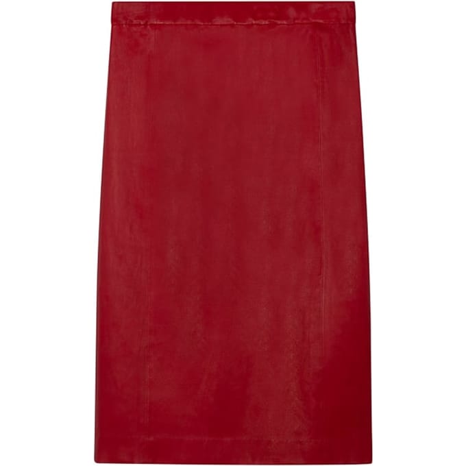 DNA Amsterdam Skirt Berry Red Taglia: 0 | Gonne di pelle Outlet | Donna | Rosso