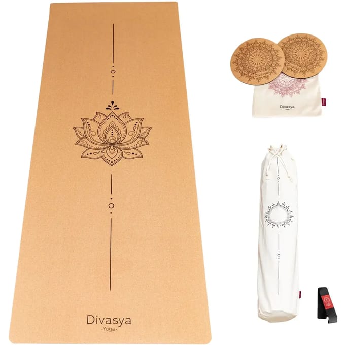Kurkens yoga mat met set Divasya-Yoga 004