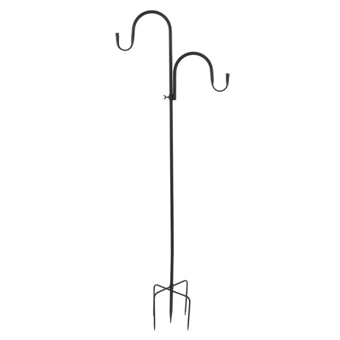 Herderhaak Afneembare Vogelvoederhanger IJzer 2 Haken 5 Prong Voetstukken Binnenplaats Accessoires white
