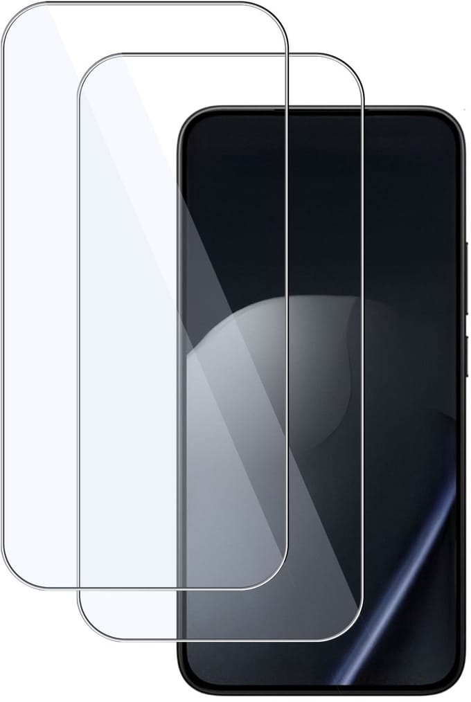 2x TechNow Screenprotector geschikt voor Xiaomi 15T Screenprotector - Gehard Glas - Rounded - Proteqt+