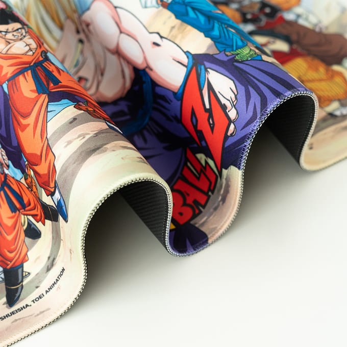 Grupo Erik Dragon Ball Z Grote Muismat, Gaming Muismat XXL, Manga Cadeaus | 80 x 35 cm Waterafstotende Antislip Bureaumat, Gaming Bureau-accessoires - Dragon Ball Z Merch, Anime Cadeaus voor Gamers