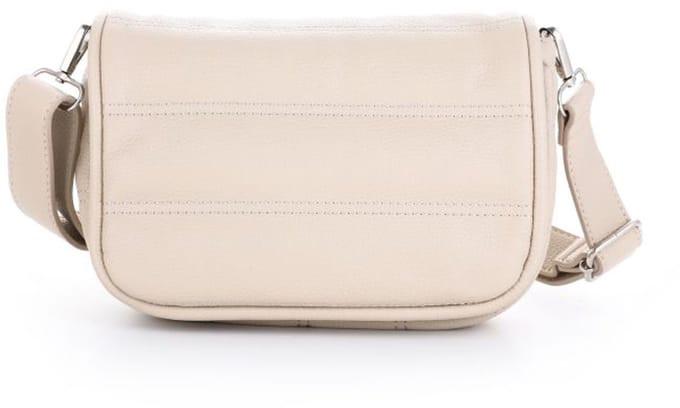 Schoudertasje/Crossbody Beige - Kunstleer