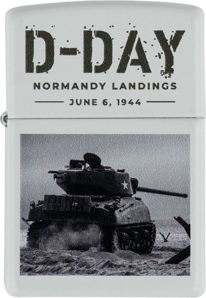 Zippo D-Day Sherman tank