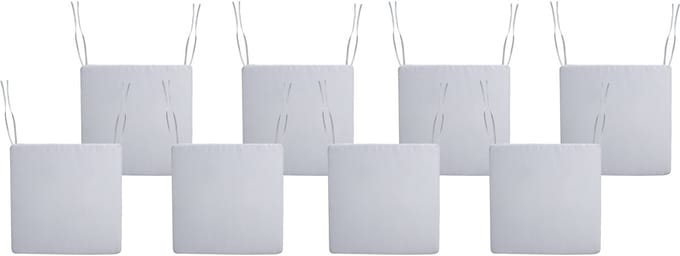 SASSARI PREMIUM - Zitkussen set van 8 - Lichtgrijs - Polyester