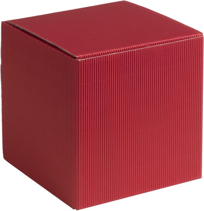 Cadeauverpakking vierkant-kubus karton 7x7x7cm ROOD (200 stuks)