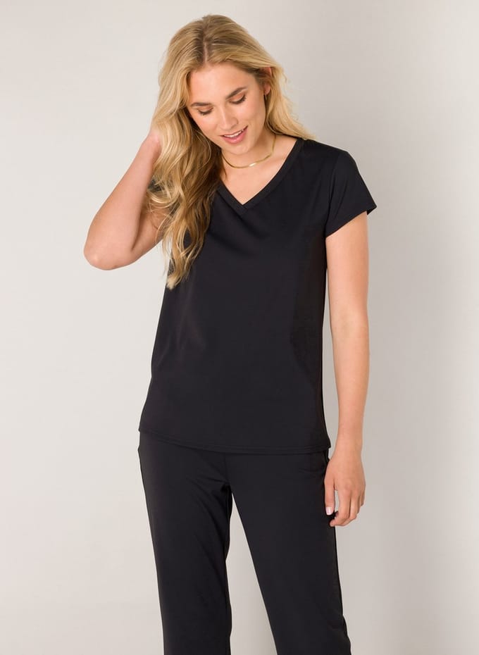 BASE LEVEL Tilly Tops - Black - maat 38