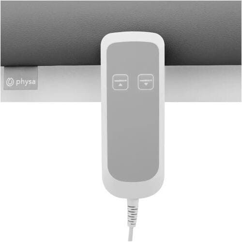 physa Massagetafel - 1 motor - 200 kg - Grijs/Wit 10040524
