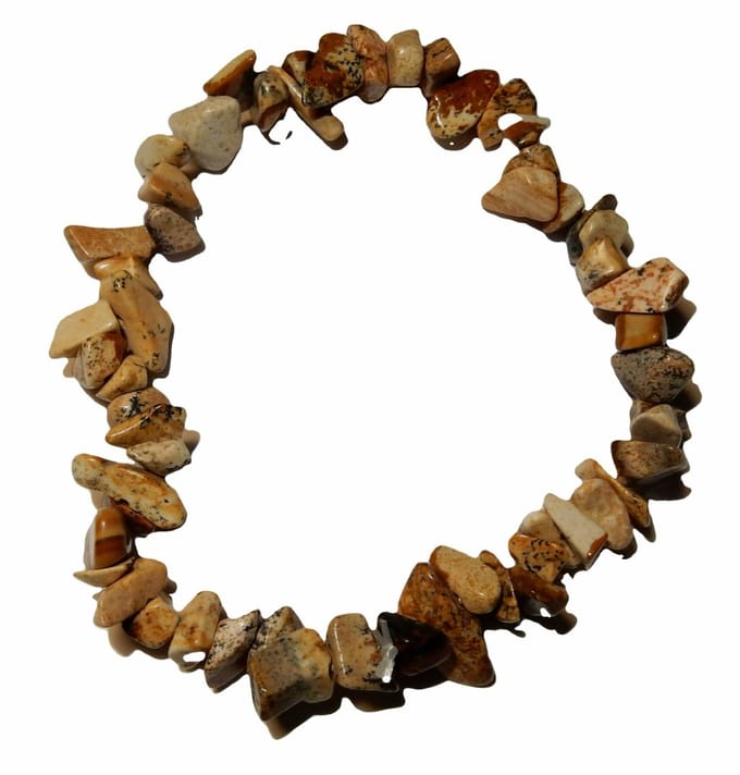 Jaspis Landschap Split Armband